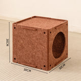 Super Mario Style Modular Felt Cat House